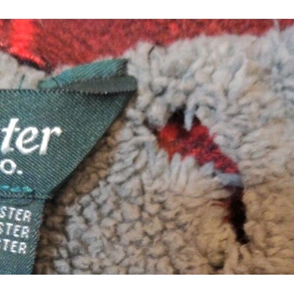 Stillwater Supply Co Womens Buffalo Plaid Sherpa Lined Shacket Workwear Jacket M - Picture 7 of 9
